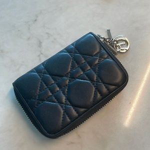 dior compact wallet with zip